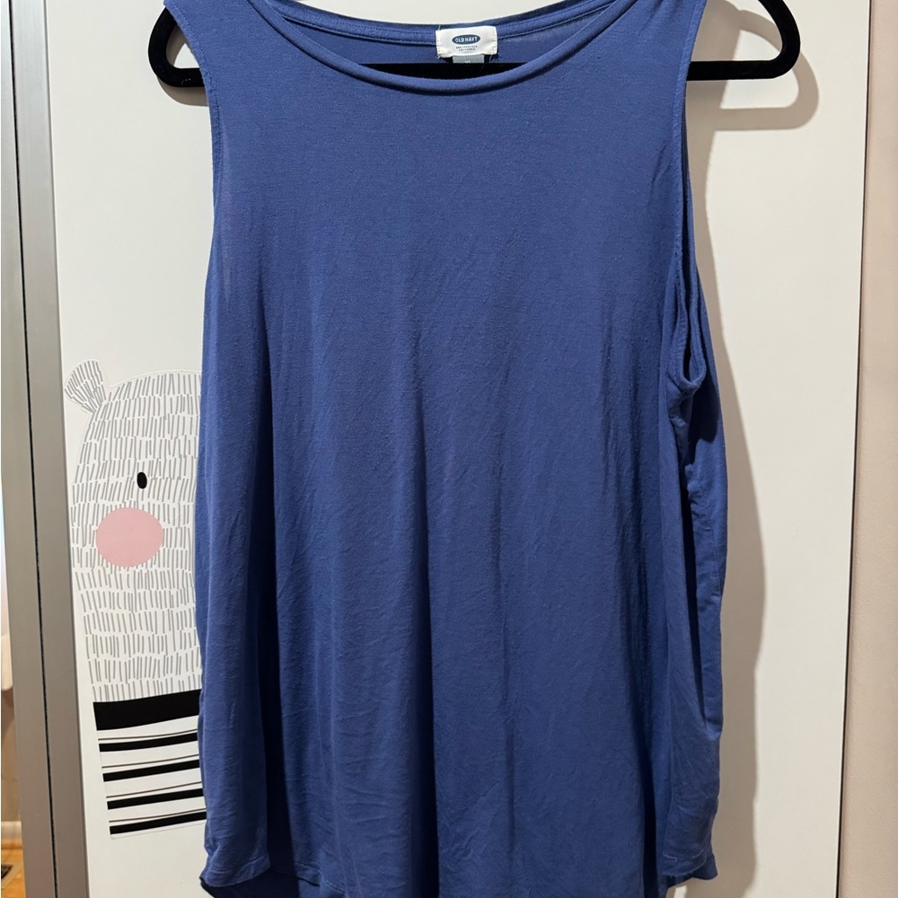2 Old Navy Classic Blue Tank Tops
